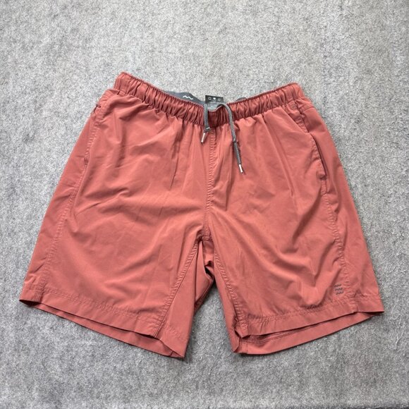 Free Fly Training Shorts Men M Red Stretch Performance 8" Lined - Picture 1 of 16